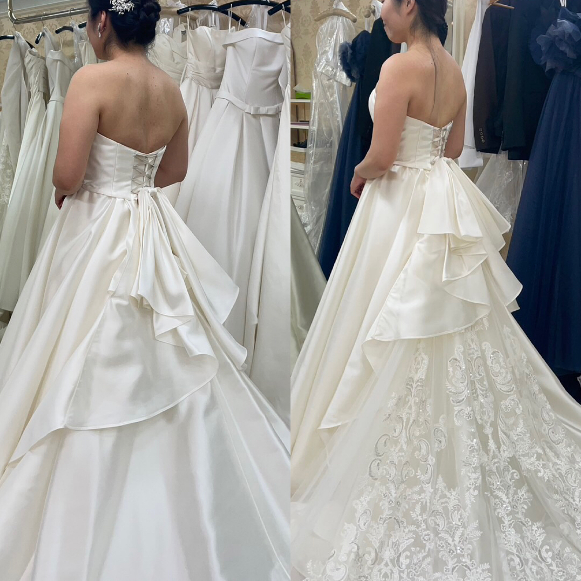 ブライダルエステ11回頑張った結果!!背中に隙間が☆